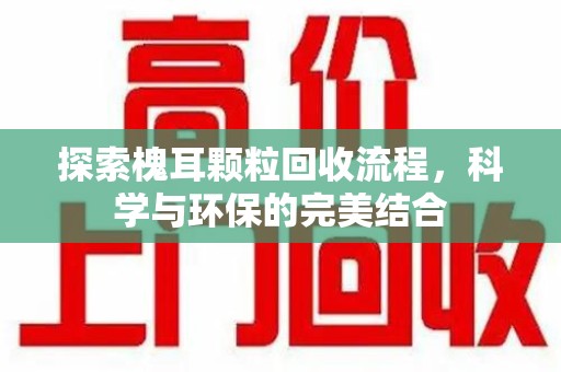 菏泽探索槐耳颗粒回收流程，科学与环保的完美结合