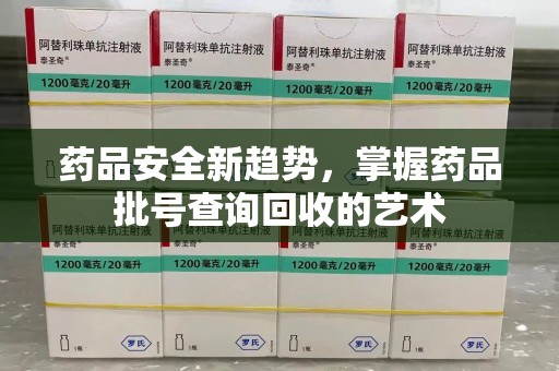 菏泽药品安全新趋势，掌握药品批号查询回收的艺术